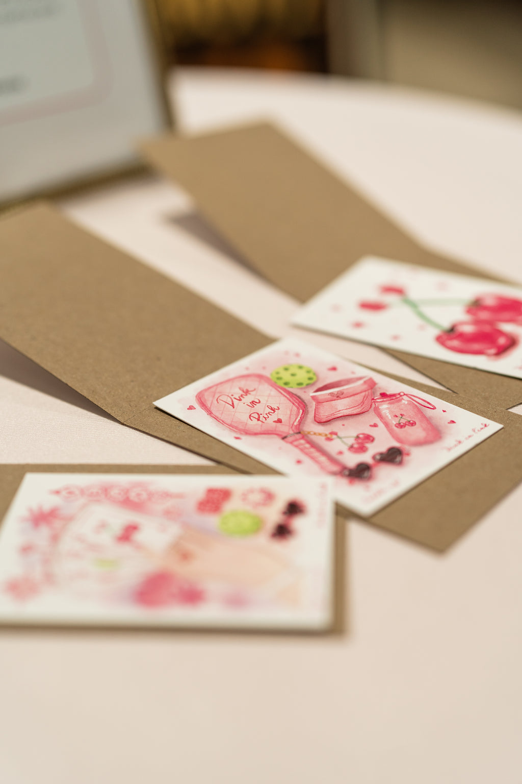 Dink in Pink (Set of 3 Mini Prints)