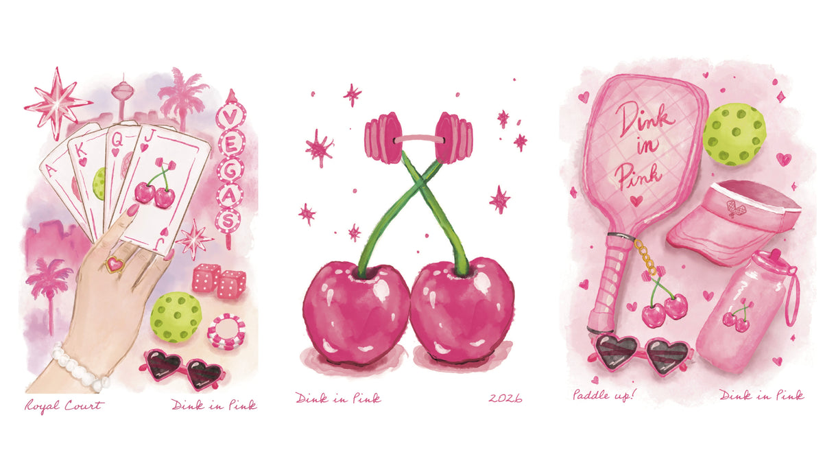Dink in Pink (Set of 3 Mini Prints)