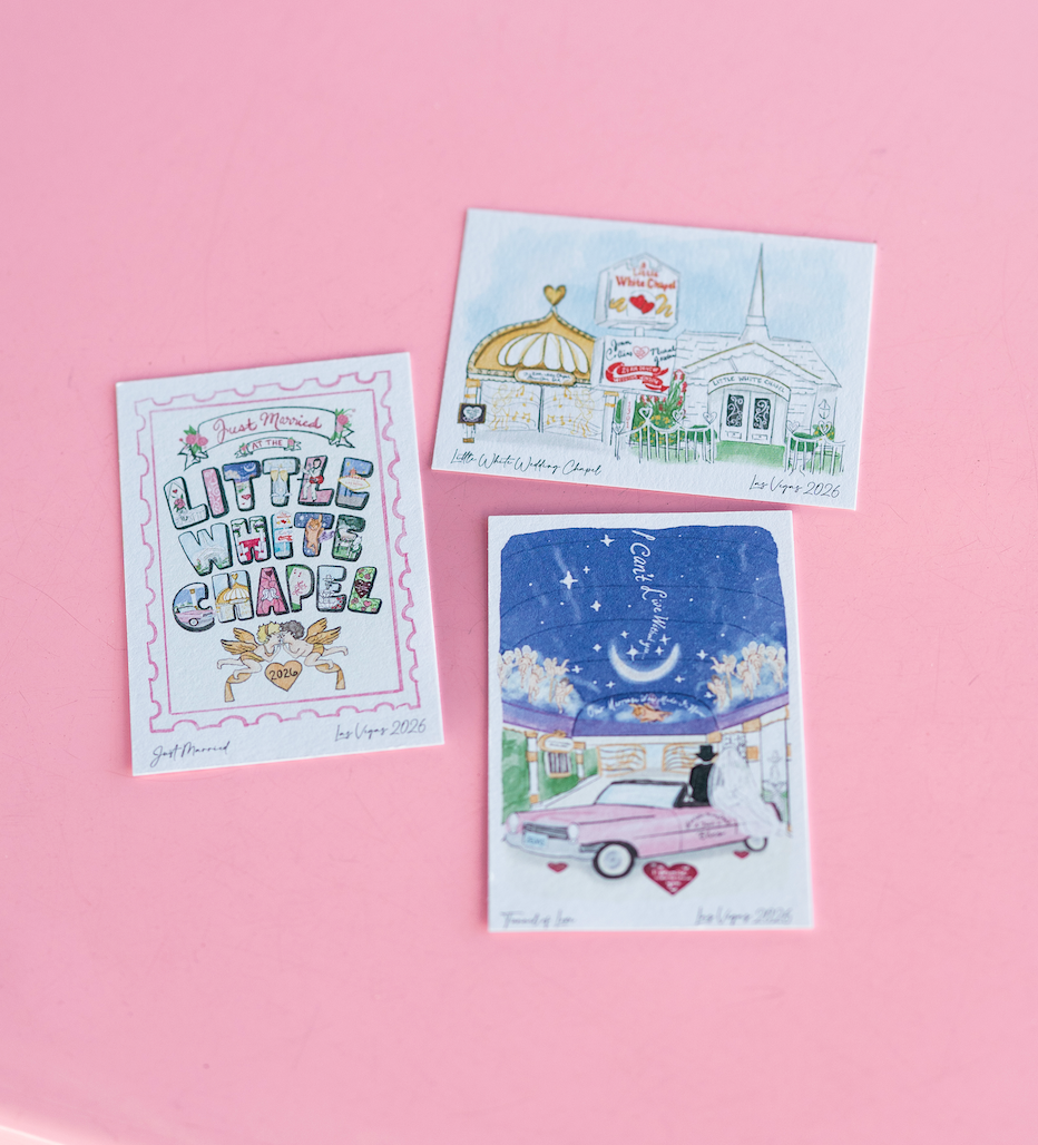 Little White Wedding Chapel x Lucky Little Prints